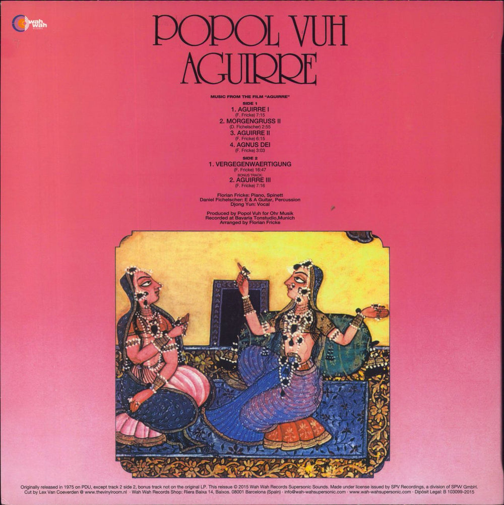 Popol Vuh Aguirre Spanish vinyl LP album (LP record) 4040824085193