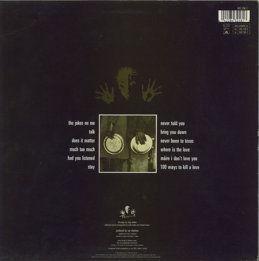 Power Of Dreams Immigrants, Emigrants And Me UK vinyl LP album (LP record) 042284325813