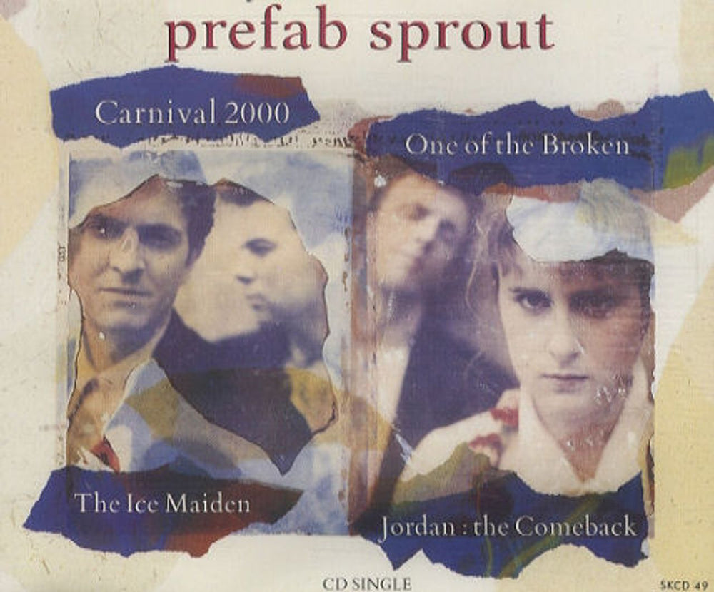 Prefab Sprout Jordan: The EP UK CD single (CD5 / 5") SKCD49