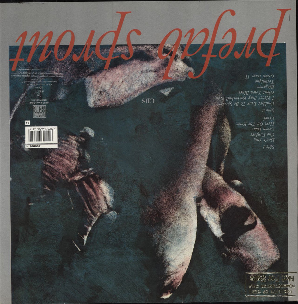 Prefab Sprout Swoon - 2nd - Gold promo stamped UK vinyl LP album (LP record)