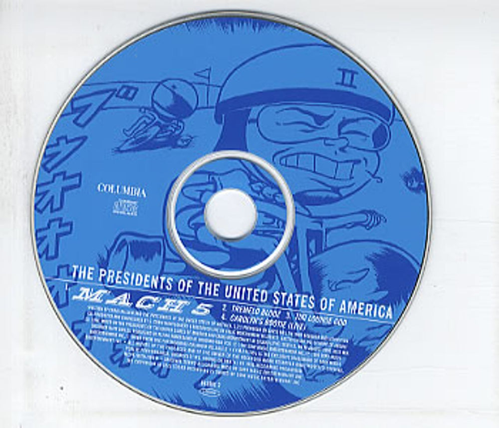 Presidents Of The USA Mach 5 UK CD single (CD5 / 5") PSAC5MA194053