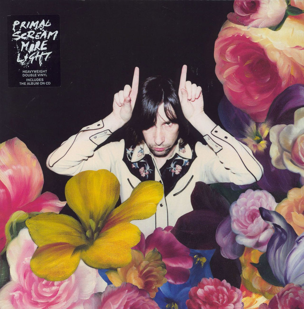 Primal Scream More Light + Bonus CD - Sealed UK 2-LP vinyl record set (Double LP Album) SCRMLP003