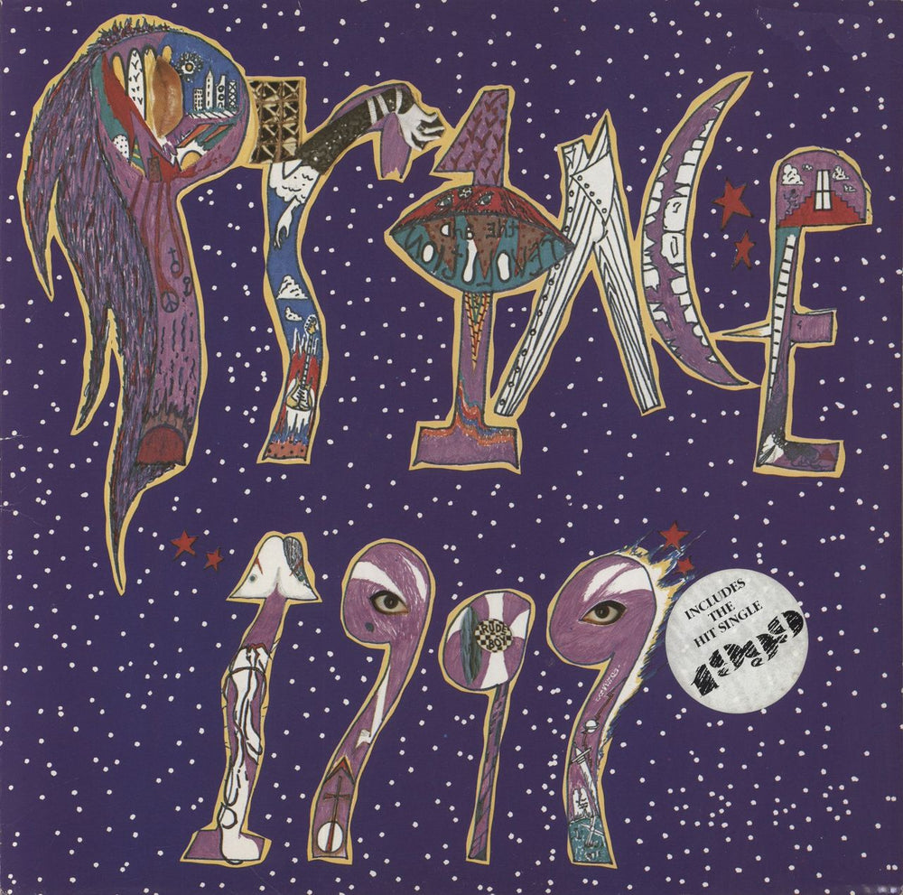 Prince 1999 - Nineteen Ninety Nine - EX Hype Sticker UK 2-LP vinyl record set (Double LP Album) 923720-1
