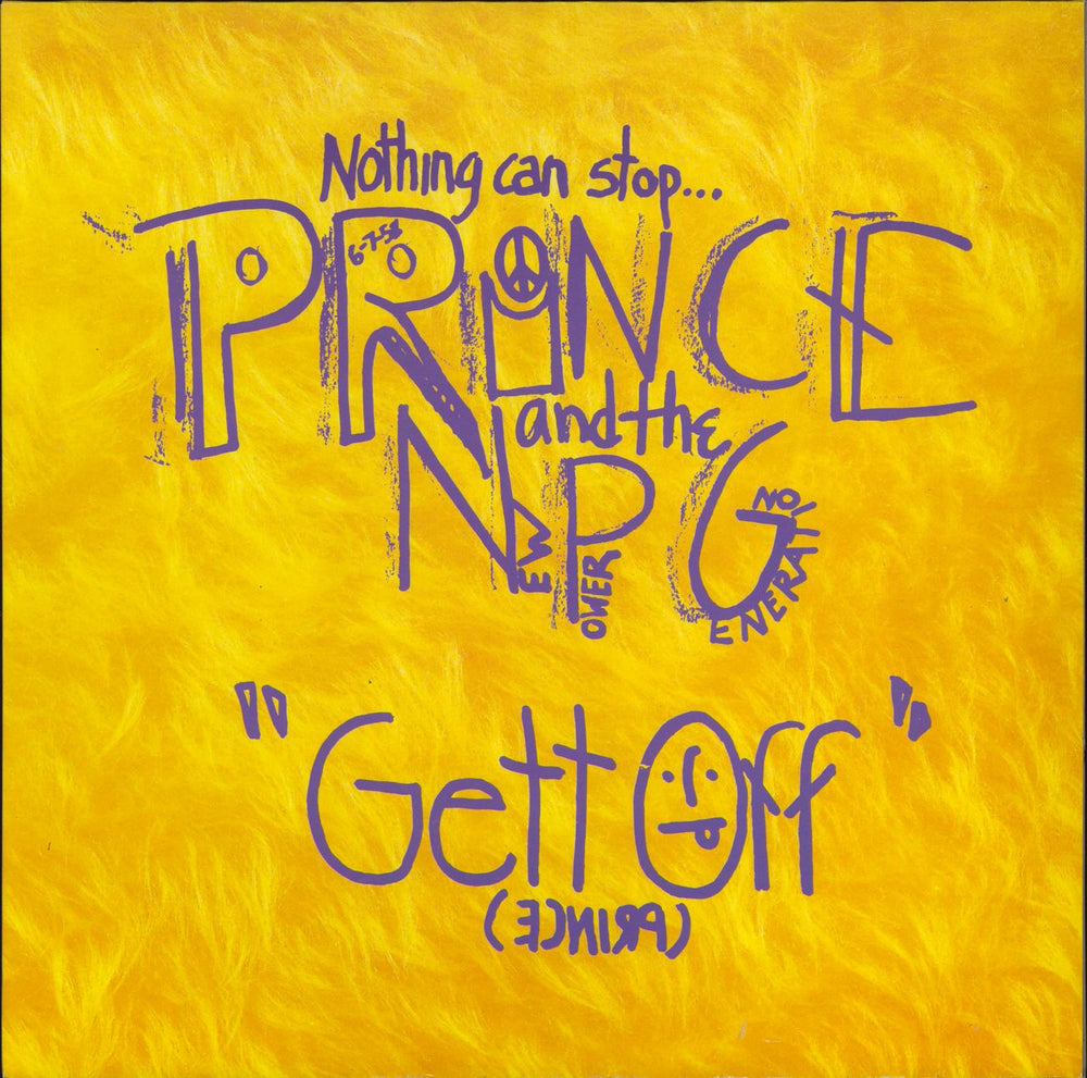 Prince Gett Off German 12" vinyl single (12 inch record / Maxi-single) 9362401870