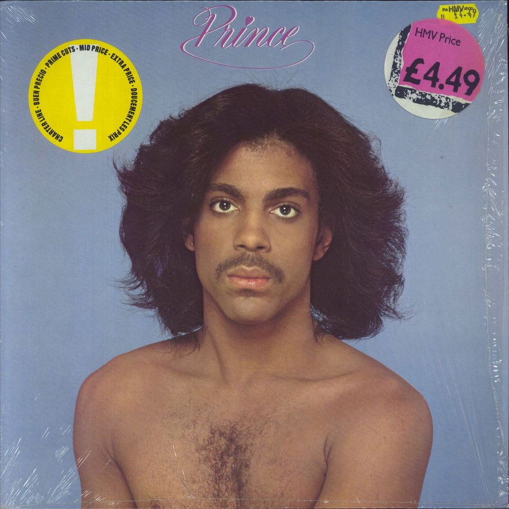 Prince Prince + Opened Shrink UK vinyl LP album (LP record) WB56772