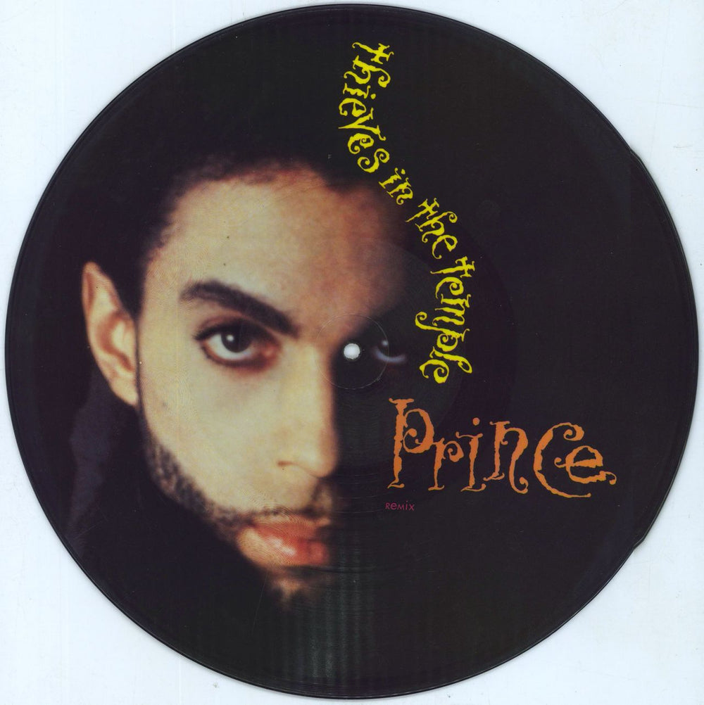 Prince Thieves In The Temple UK 12" vinyl picture disc (12 inch picture record) W9751TP