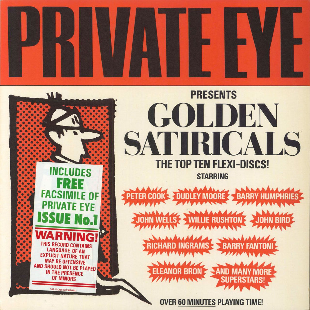 Private Eye Golden Satiricals + Magazine UK vinyl LP album (LP record) HAHA6002