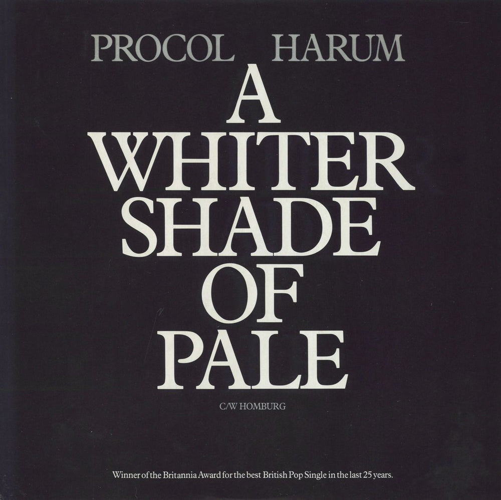 Procol Harum A Whiter Shade Of Pale UK 12" vinyl single (12 inch record / Maxi-single) LBUG77