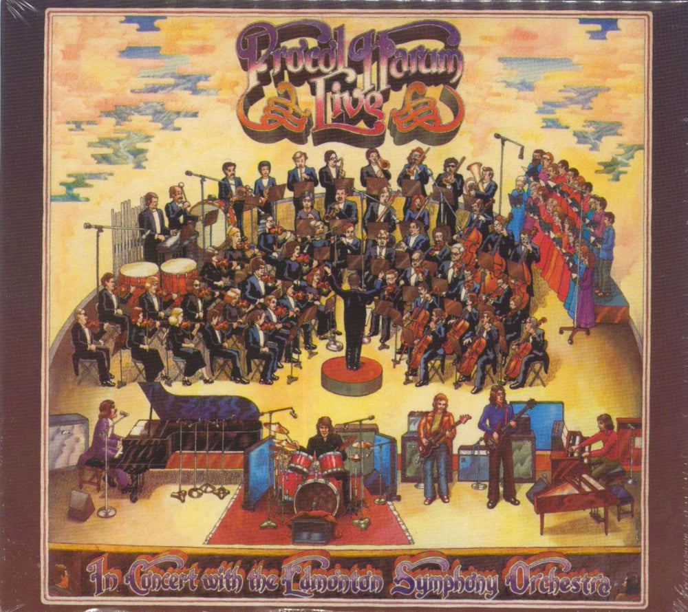 Procol Harum Live: In Concert With The Edmonton Symphony Orchestra - Sealed UK CD album (CDLP) ECLEC2650