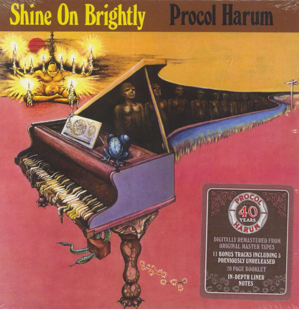 Procol Harum Shine On Brightly: Remastered - Sealed UK CD album (CDLP) SALVOCD018