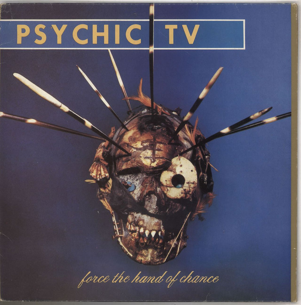 Psychic TV Force The Hand Of Chance + Bonus LP - EX UK 2-LP vinyl record set (Double LP Album) PSY1
