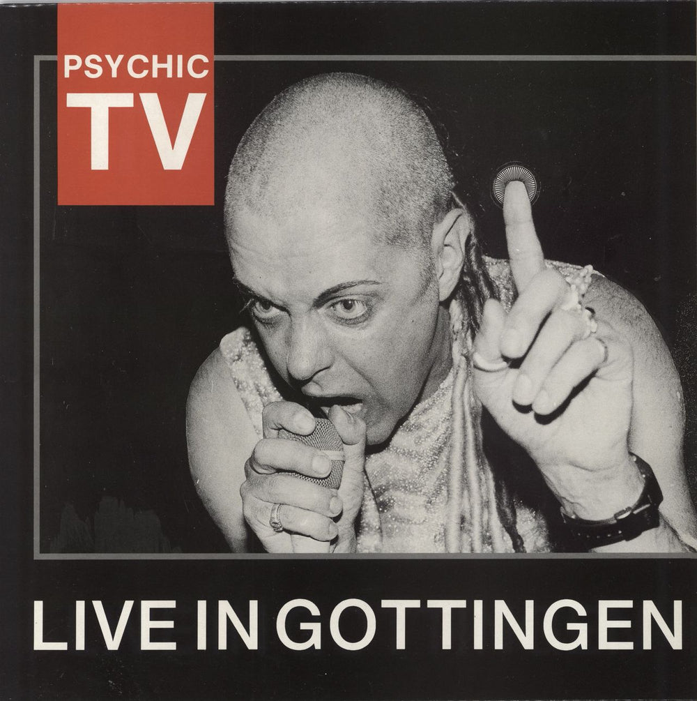 Psychic TV Live In Gottingen UK vinyl LP album (LP record) TOPY029