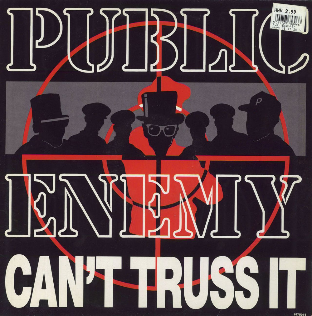 Public Enemy Can't Truss It UK 12" vinyl single (12 inch record / Maxi-single) 657530-6