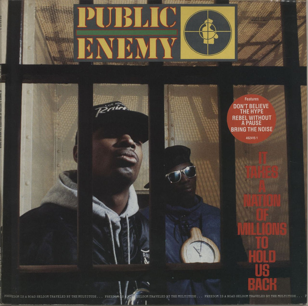 Public Enemy It Takes A Nation Of Millions To Hold Us Back UK vinyl LP album (LP record) 4624151