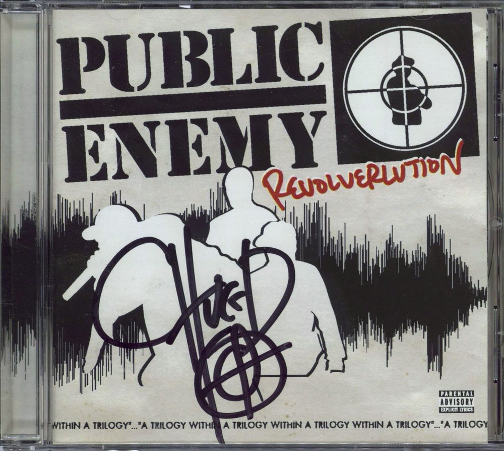 Public Enemy Revolverlution - Autographed by Chuck D German CD album (CDLP) 238 388-2