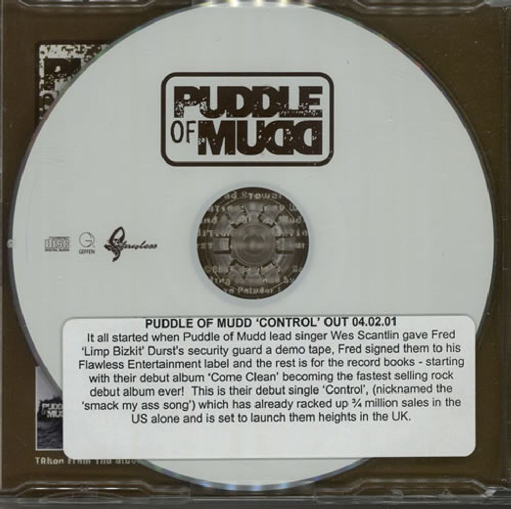 Puddle Of Mudd Control UK Promo CD single (CD5 / 5") PMUC5CO206724