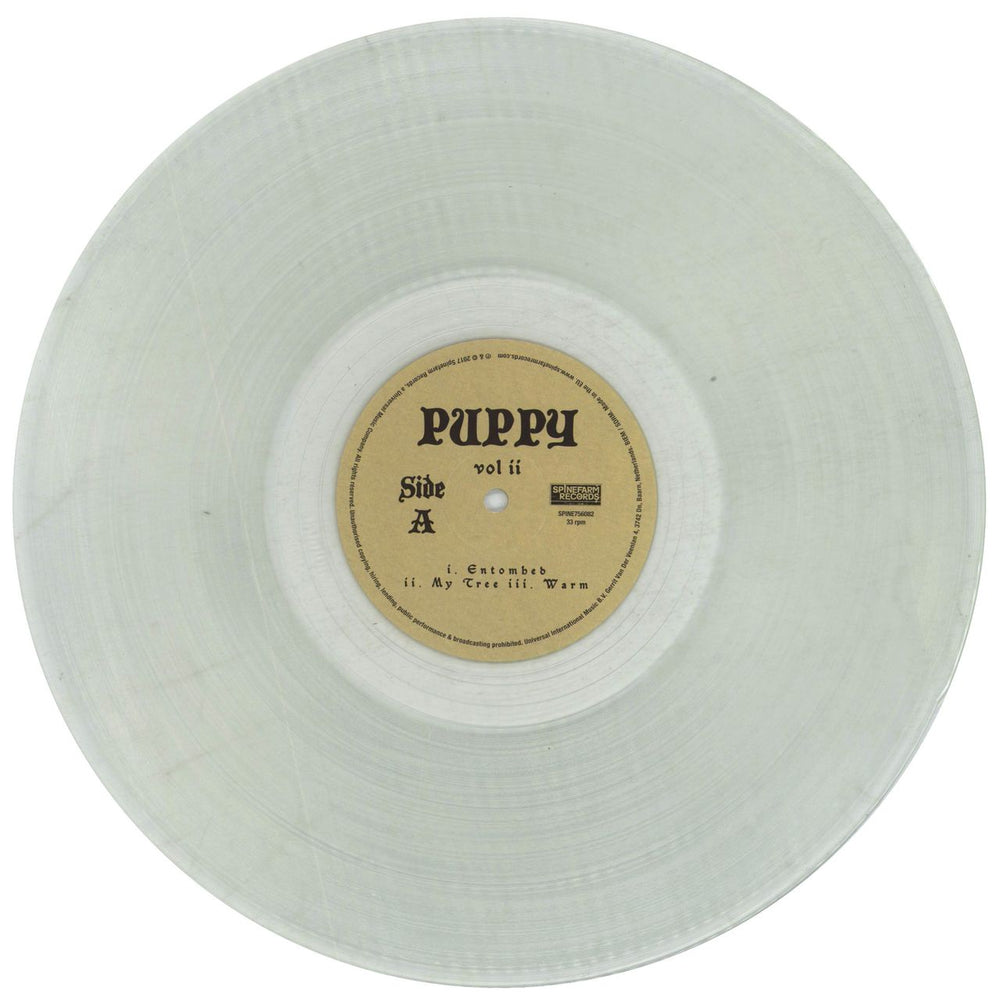 Puppy Vol II - Clear UK 12" vinyl single (12 inch record / Maxi-single) 33W12VO818870