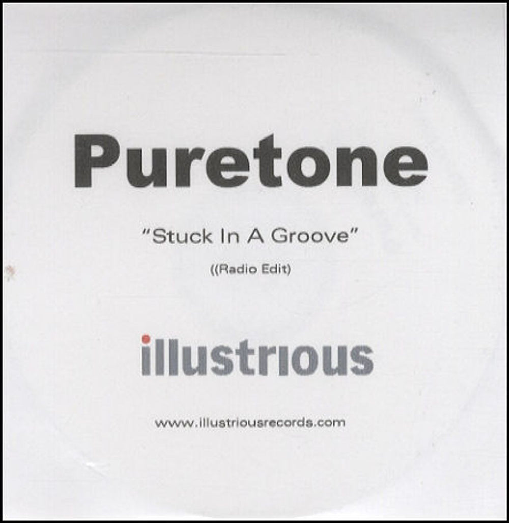 Puretone Stuck In A Groove UK Promo CD-R acetate CD-R ACETATE