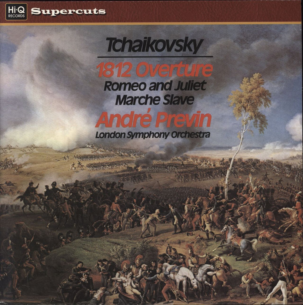 Pyotr Ilyich Tchaikovsky 1812 Overture UK vinyl LP album (LP record) HIQLP007