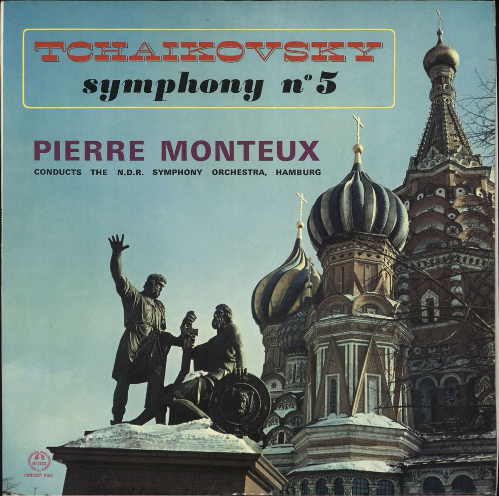 Pyotr Ilyich Tchaikovsky Symphony No. 5 in E Minor, Op.64 UK vinyl LP album (LP record) AM2333