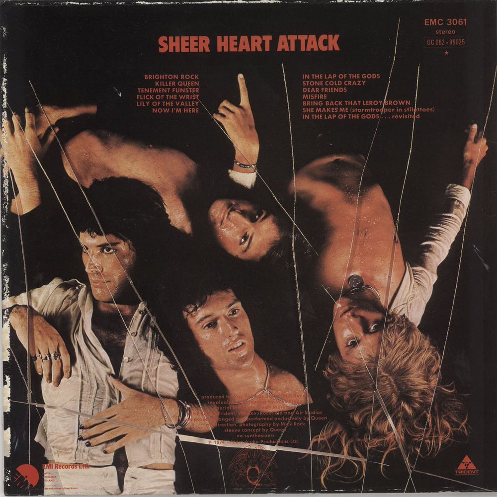 Queen Sheer Heart Attack - 2nd - EX UK vinyl LP album (LP record)