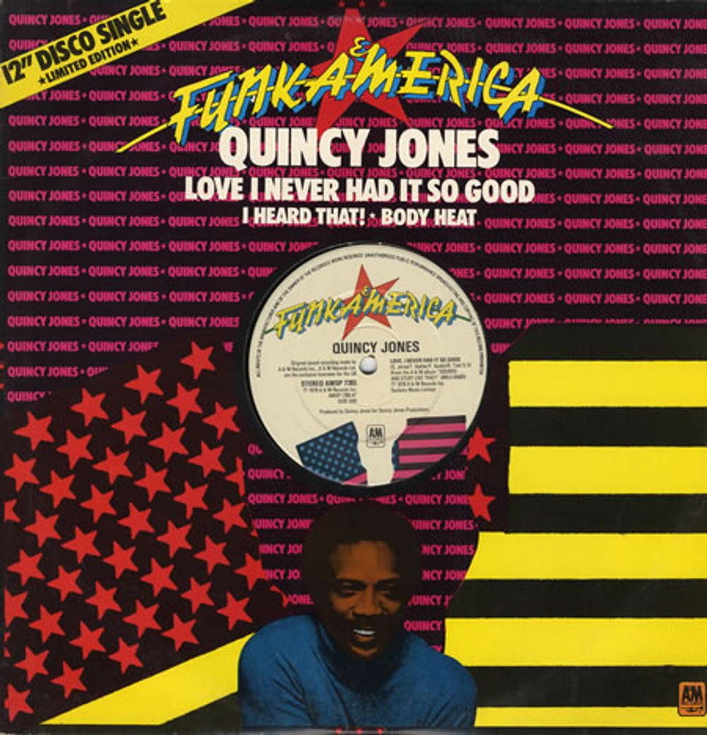 Quincy Jones Love I Never Had It So Good UK 12" vinyl single (12 inch record / Maxi-single) AMSP7385