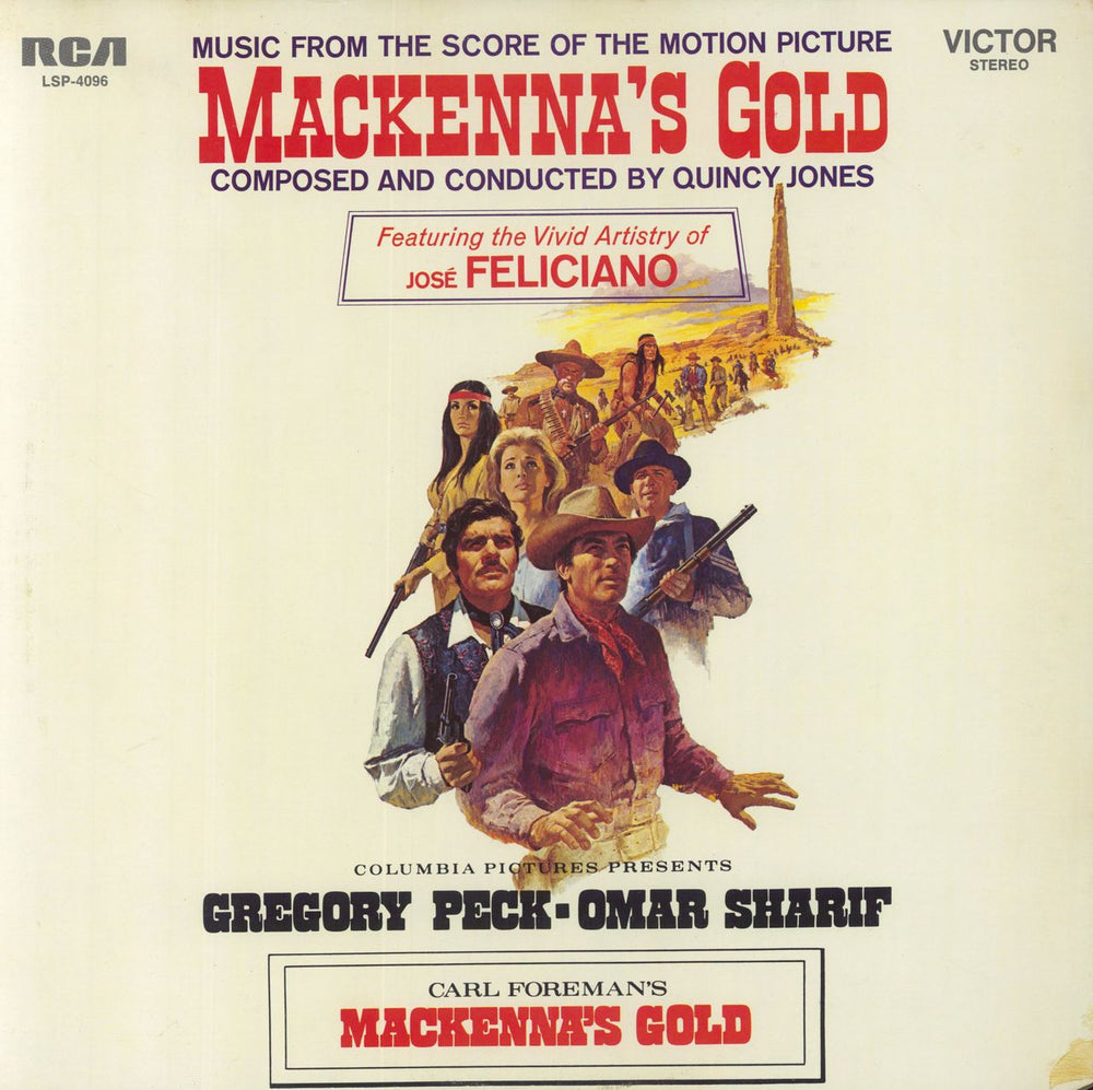 Quincy Jones Mackenna's Gold US vinyl LP album (LP record) LSP-4096