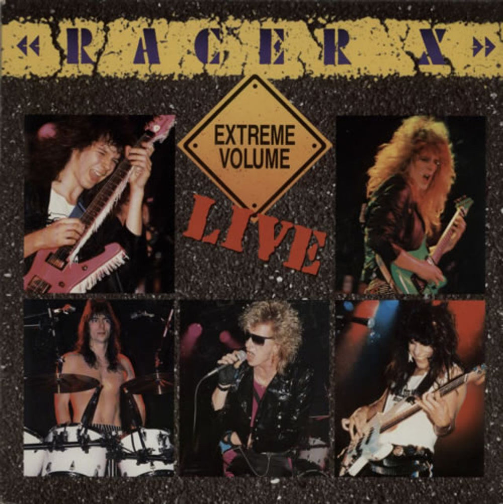 Racer X Extreme Volume Live Dutch vinyl LP album (LP record) RR95301