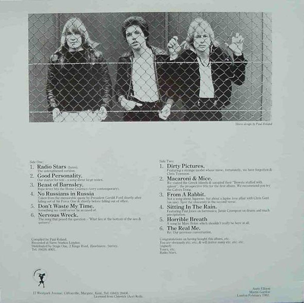 Radio Stars 2 Minutes Mr Smith UK vinyl LP album (LP record) RDSLPMI445205