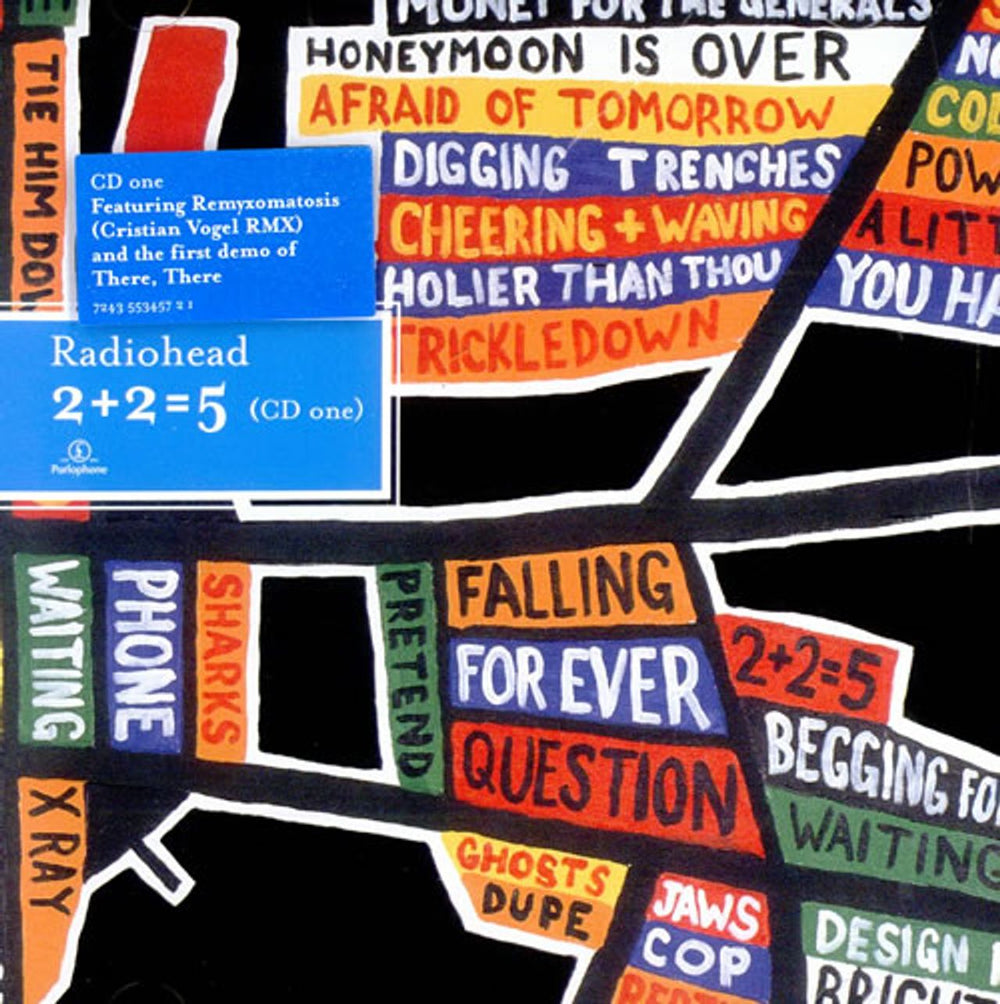 Radiohead 2+2=5 - Two Plus Two Equals Five UK 2-CD single set (Double CD single) CDR/S6623