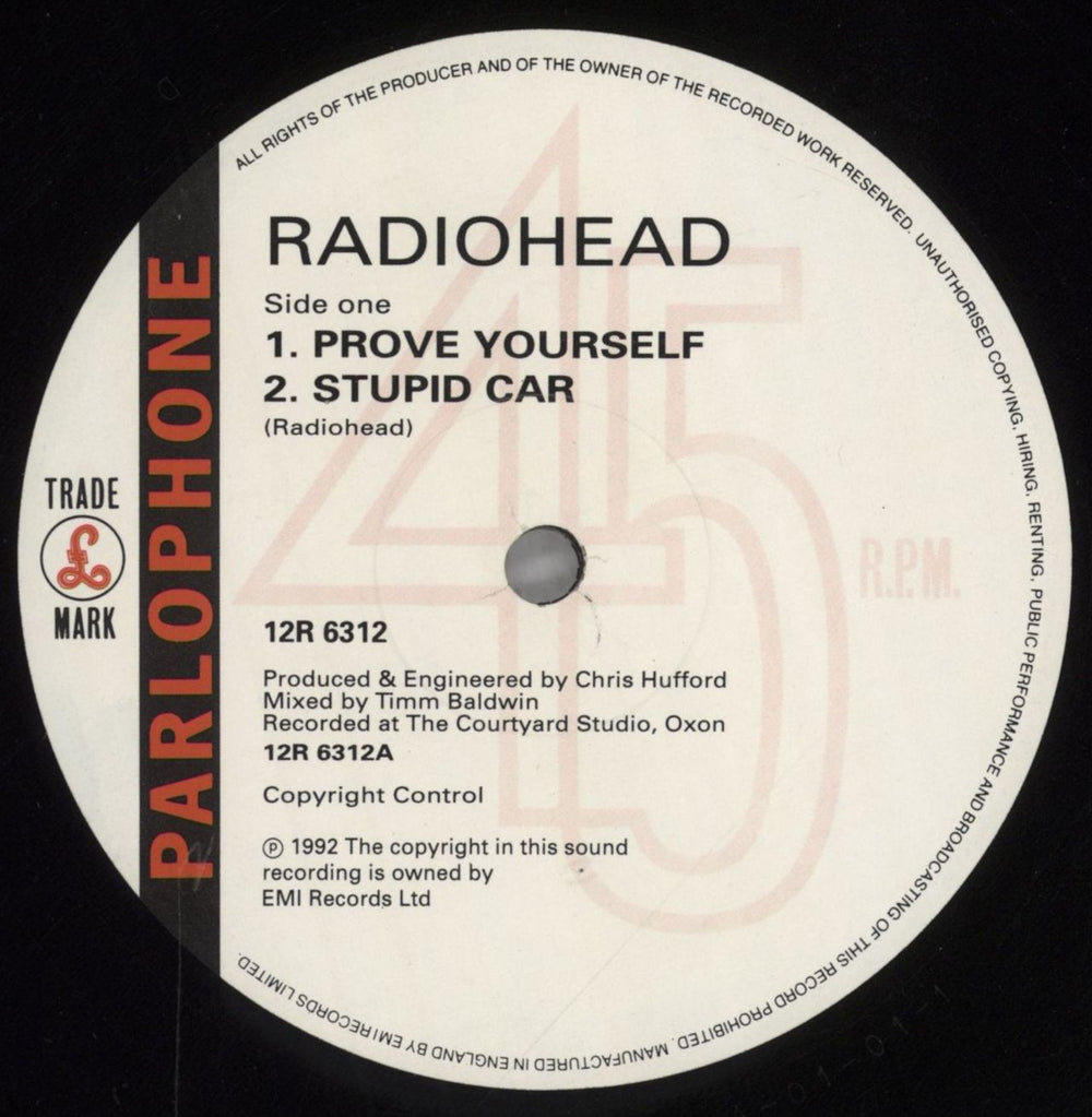 Radiohead Drill EP - G UK 12" vinyl single (12 inch record / Maxi-single) R-H12DR823601