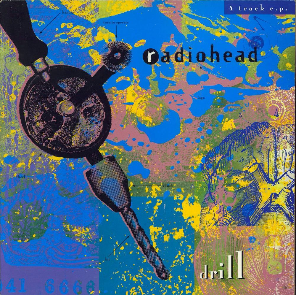 Radiohead Drill EP UK 12" vinyl single (12 inch record / Maxi-single) 12R6312