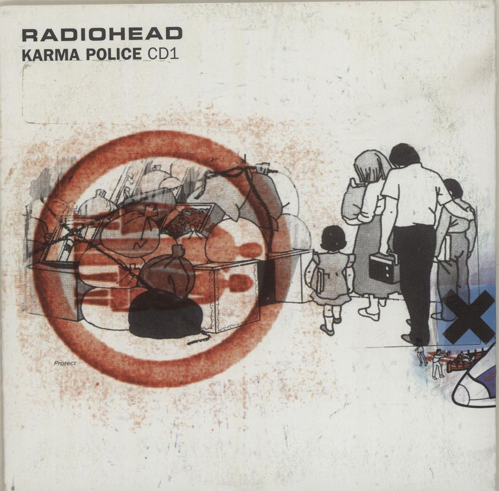 Radiohead Karma Police - CD1 UK CD single (CD5 / 5") CDODATAS03