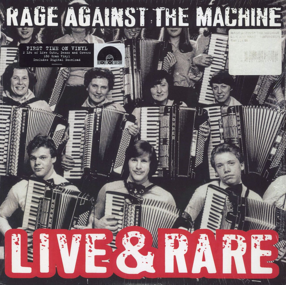 Rage Against The Machine Live & Rare - RSD BF18 - 180gm UK 2-LP vinyl record set (Double LP Album) 19075866371