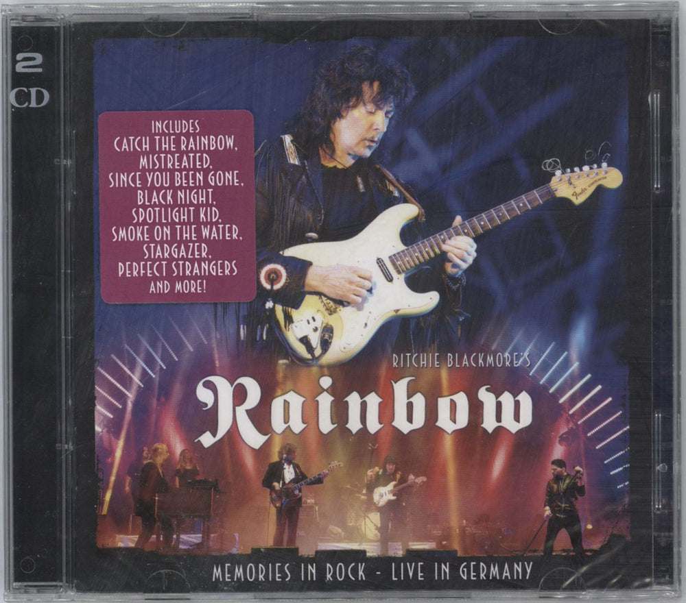 Rainbow Memories In Rock - Live In Germany UK 2 CD album set (Double CD) EDGCD655