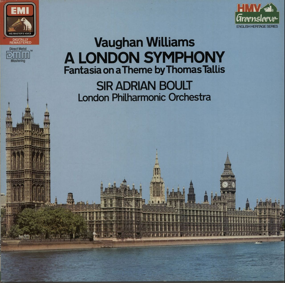 Ralph Vaughan Williams A London Symphony / Fantasia On A Theme By Thomas Tallis UK vinyl LP album (LP record) ED2903311