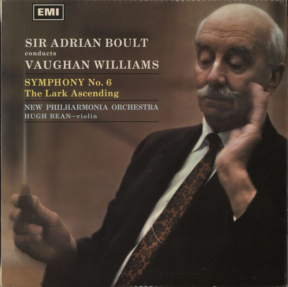 Ralph Vaughan Williams Symphony No. 6 UK vinyl LP album (LP record) ASD2329