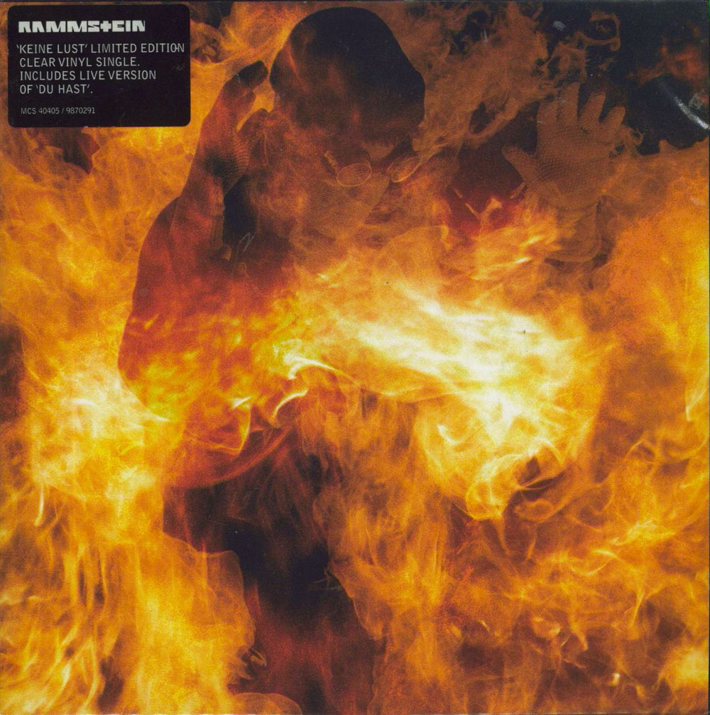 Rammstein Keine Lust UK 7" vinyl single (7 inch record / 45) MCS40405
