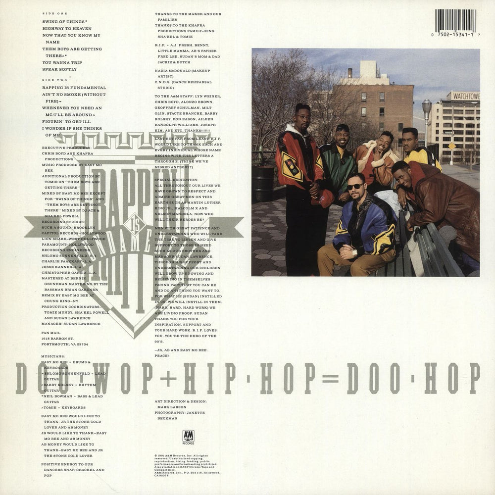 Rappin' Is Fundamental The Doo Hop Legacy UK vinyl LP album (LP record) 075021534117