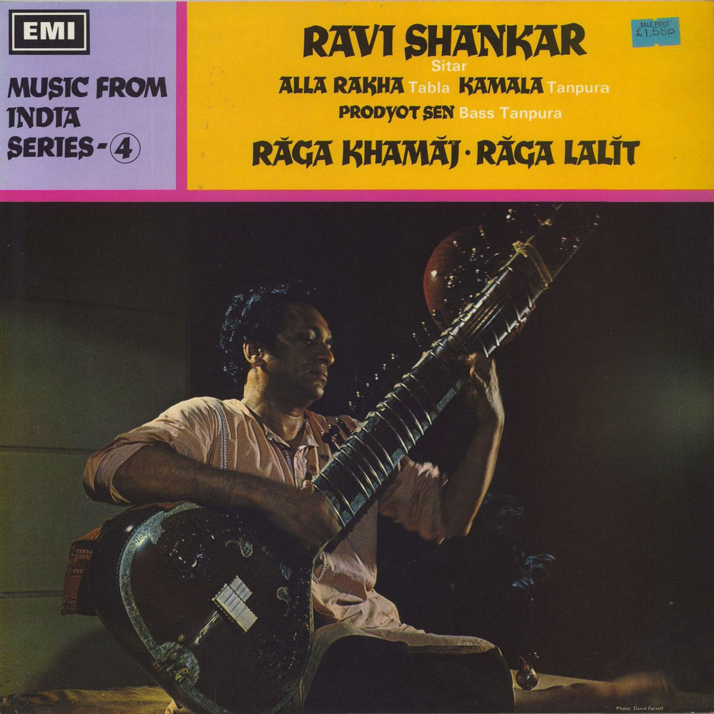 Ravi Shankar Raga Khamaj • Raga Lalit - 2nd UK vinyl LP album (LP record) ASD2341