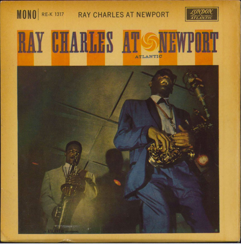 Ray Charles At Newport EP UK 7" vinyl single (7 inch record / 45) RE-K1317