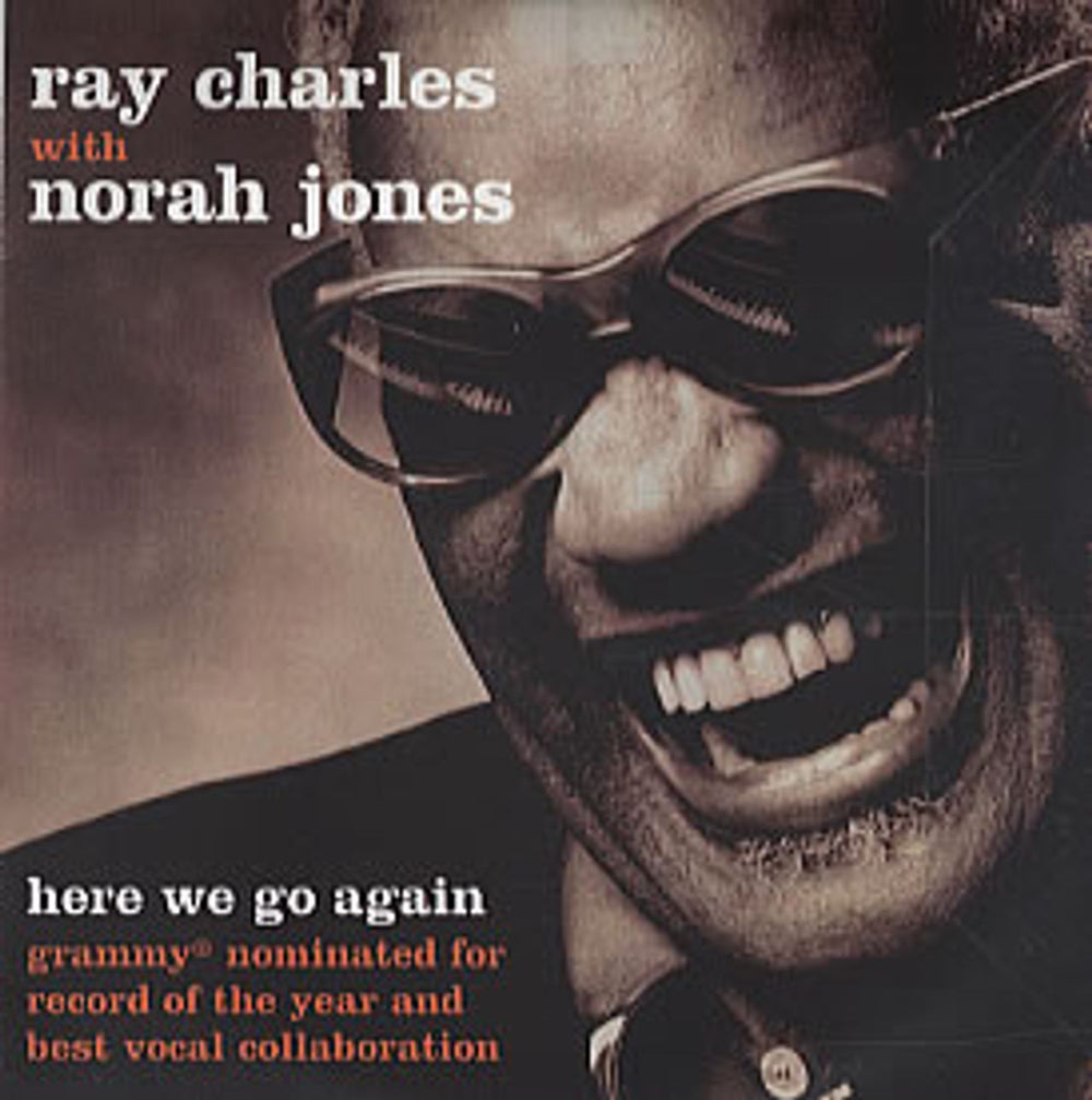 Ray Charles Here We Go Again UK Promo CD-R acetate CD-R ACETATE