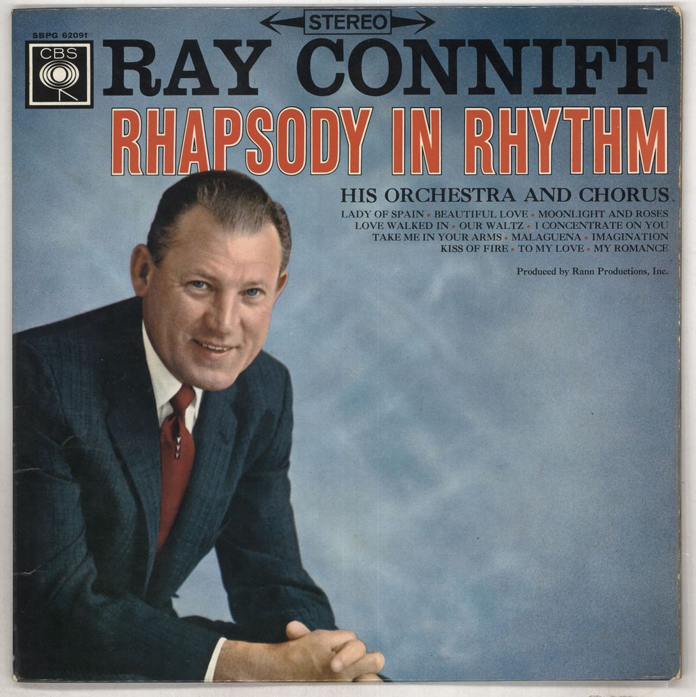 Ray Conniff Rhapsody In Rhythm UK vinyl LP album (LP record) SBPG62091