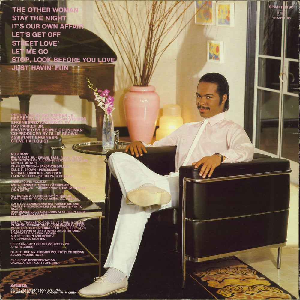 Ray Parker Jr The Other Woman UK vinyl LP album (LP record)