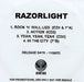 Razorlight Rock 'N' Roll Lies - 4tr UK Promo CD-R acetate CDR