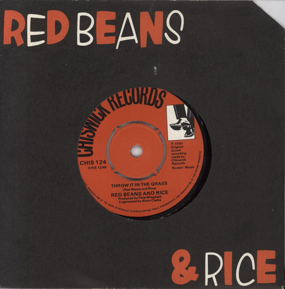 Red Beans And Rice That Driving Beat UK 7" vinyl single (7 inch record / 45) CHIS124