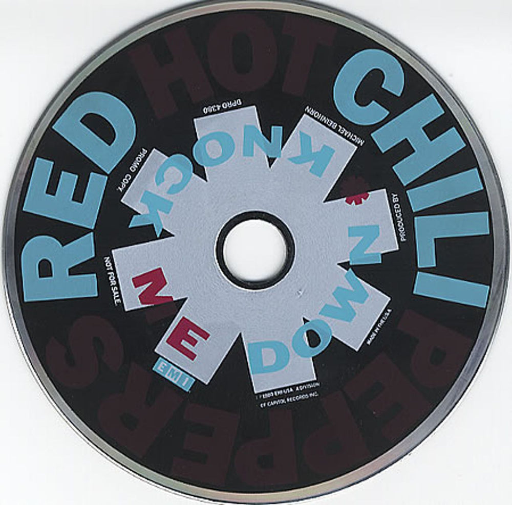 Red Hot Chili Peppers Knock Me Down US Promo CD single (CD5 / 5") DPRO4380