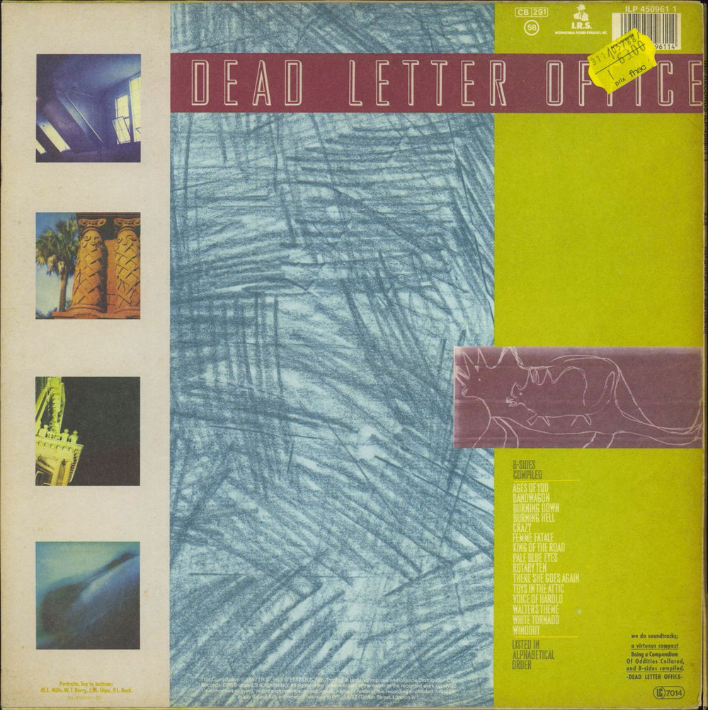 REM Dead Letter Office Dutch vinyl LP album (LP record) 5099745096114