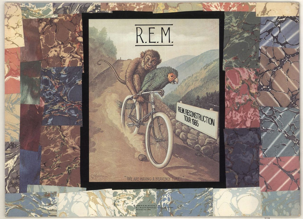 REM REM Ponders Perpetual Motion - Reconstruction Tour US tour programme REMTRRE154386