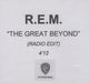REM The Great Beyond UK Promo CD-R acetate CD-R